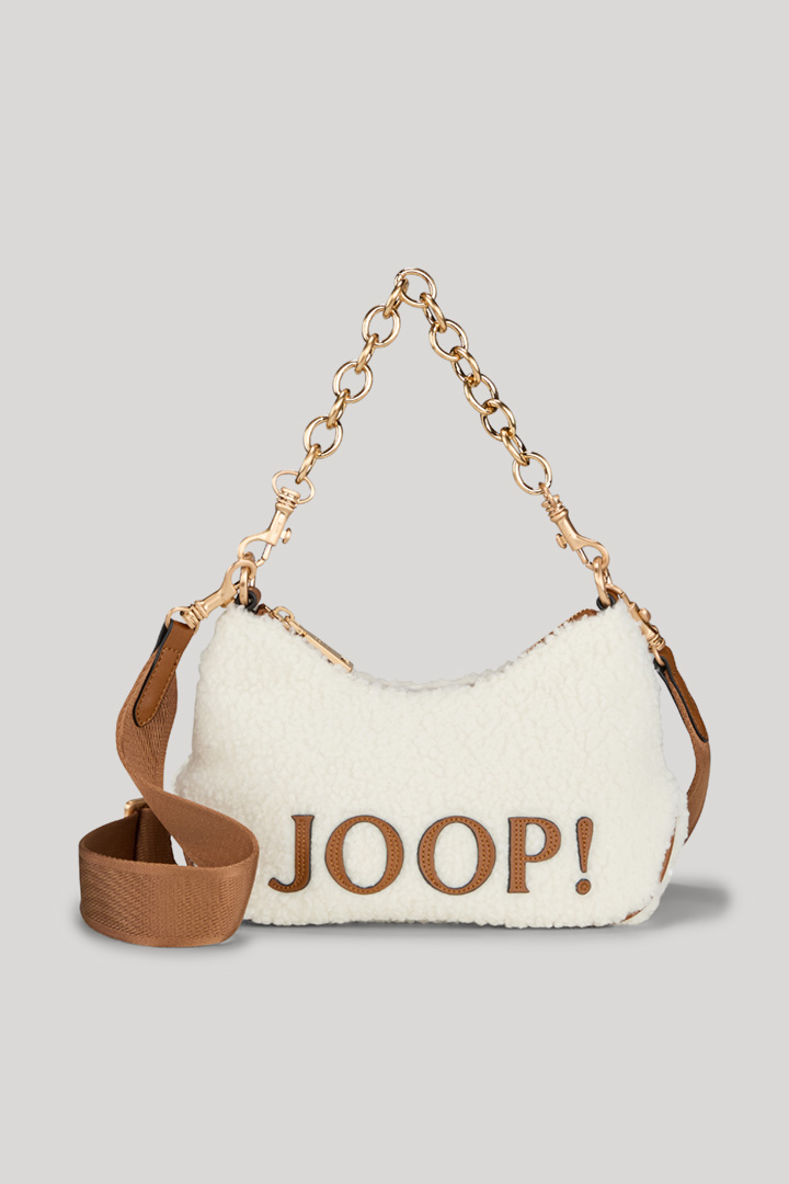 Leads to product detail page "Lanoso Aimee Shoulder Bag in Off-white/Brown"