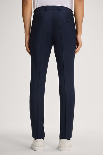 Gun Suit Trousers in Dark Blue