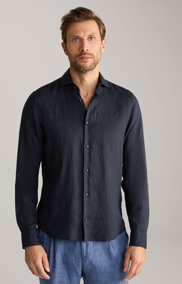 Pai Linen Shirt in Black