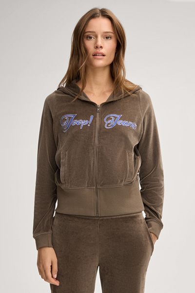 Torina Sweatshirt Hoodie in Khaki