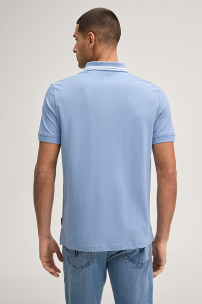 Agneloa polo shirt in light blue