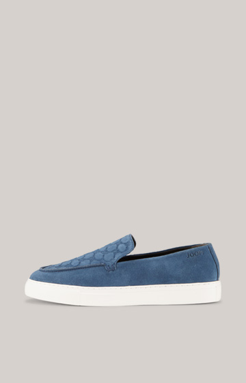 Velluto Coralie Loafers in Blue