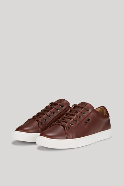 Tinta Coralie Leather Trainers in Brown