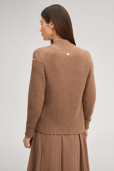 Strickjacke Kanna in Hellbraun