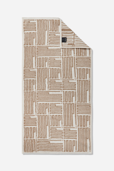 Führt zu Produktdetailseite „JOOP! BARS ALLOVER Handtuch 50x100 cm, Creme"