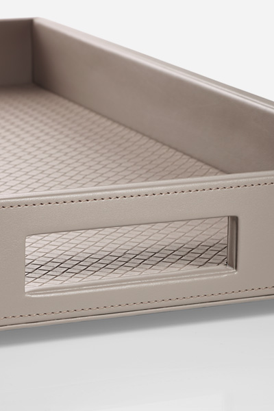 JOOP! HOMELINE L Tray in Taupe