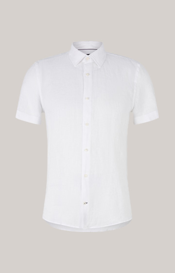 Lniana koszula Pit w kolorze białym