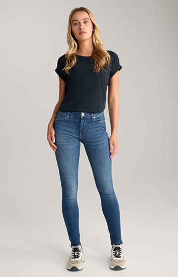 Skinny Jeans Sue in Dark Blue Washed