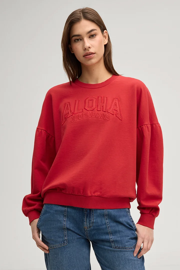 Führt zu Produktdetailseite „Sweatshirt Tian in Rot"