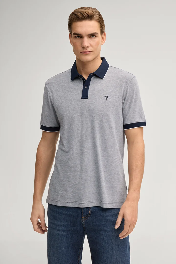 Führt zu Produktdetailseite „Poloshirt Percyco in Navy"