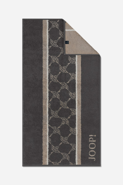 Führt zu Produktdetailseite „Duschtuch JOOP! SAUNA in Graphit/Beige gemustert"