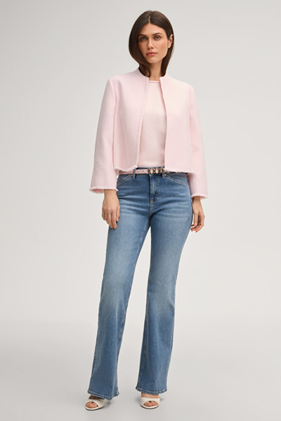 Bouclé Blazer Judit in Rosé