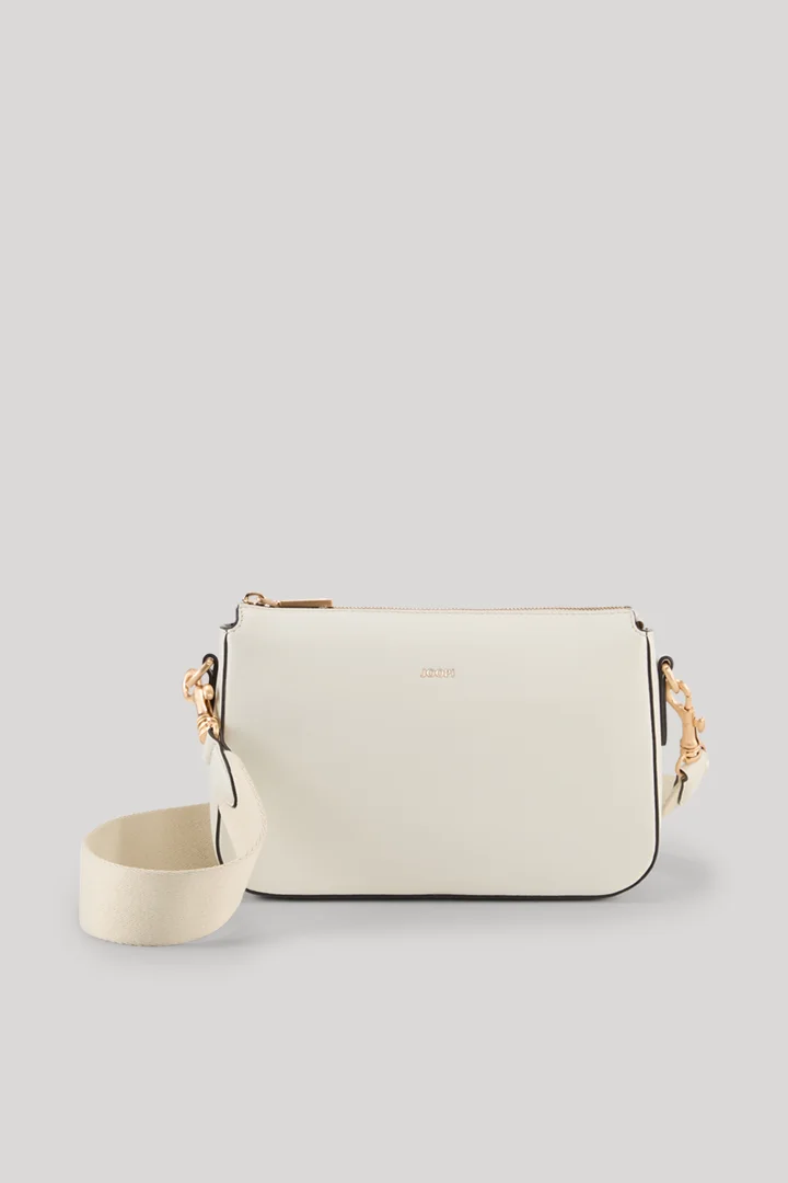 Leads to product detail page "Sofisticato jasmina shoulder bag in off-white"