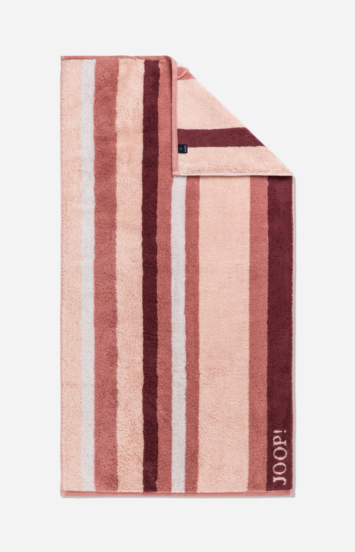 Ręcznik kąpielowy JOOP! VIBE STRIPES w kolorze pudrowym, 80 x 150 cm