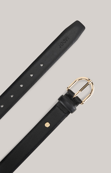 Classic Leather Belt in Black 