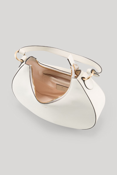 Leads to product detail page "Sofisticato aja hobo bag in off-white"