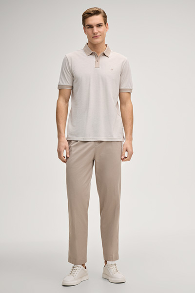 Poloshirt Percyco in Beige