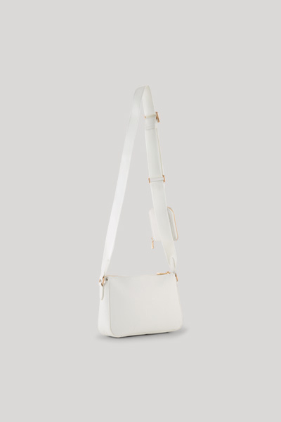 Führt zu Produktdetailseite „Schultertasche Decoro Edition Jasmina in Weiß geprägt"