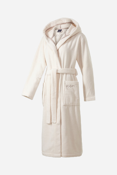 Führt zu Produktdetailseite „Damen Kapuzen-Bademantel JOOP! SAUNA in Creme"