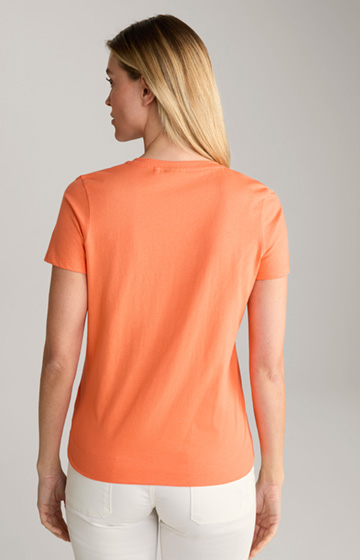 Cotton T-shirt in Orange