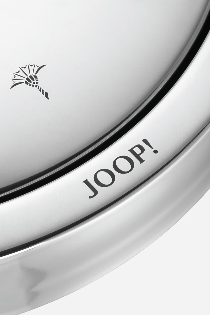 Leads to product detail page "JOOP! CHROMELINE Laundry Bin in Chrome/White"