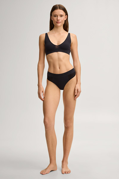 Führt zu Produktdetailseite „2er-Pack High-Waist-Strings in Schwarz"