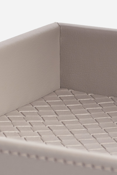 JOOP! BATHLINE Square L Tray in Taupe