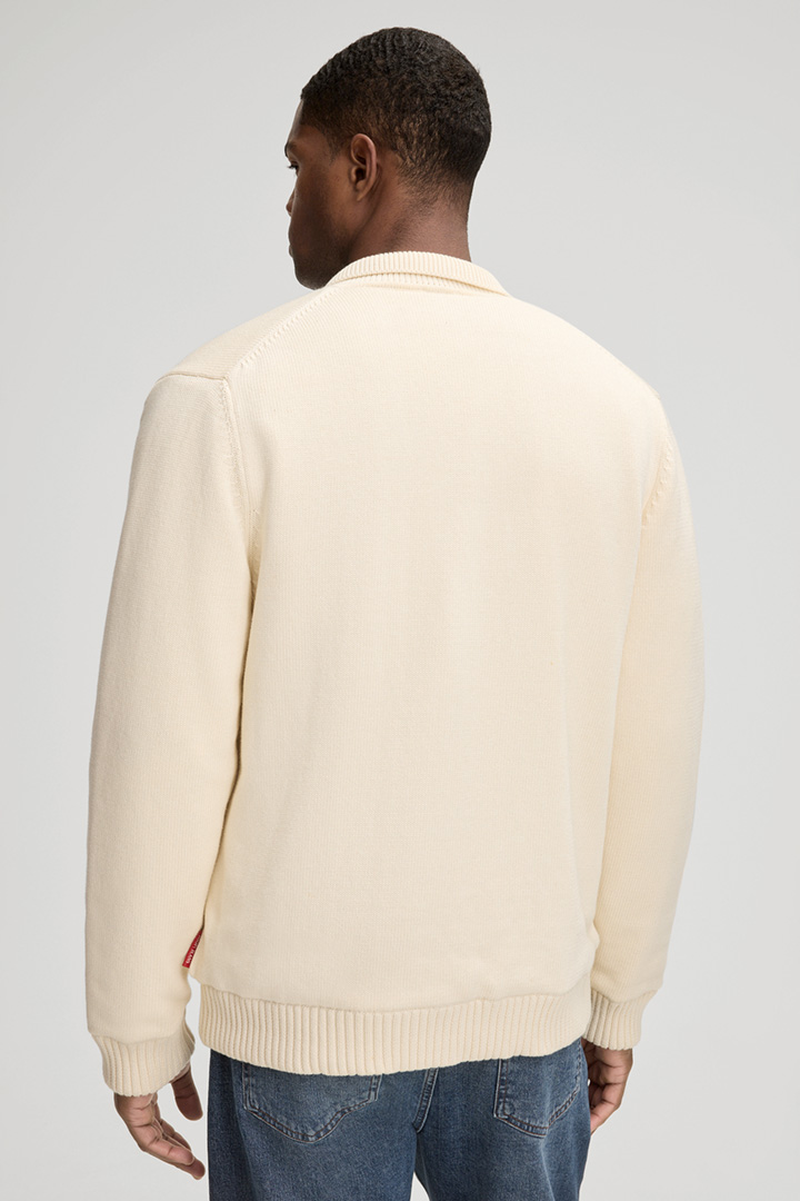 Strickjacke Walto in Creme