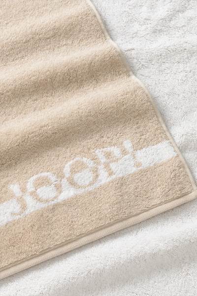 JOOP! SPLIT DOUBLEFACE Hand Towel in Natural, 50 x 100 cm