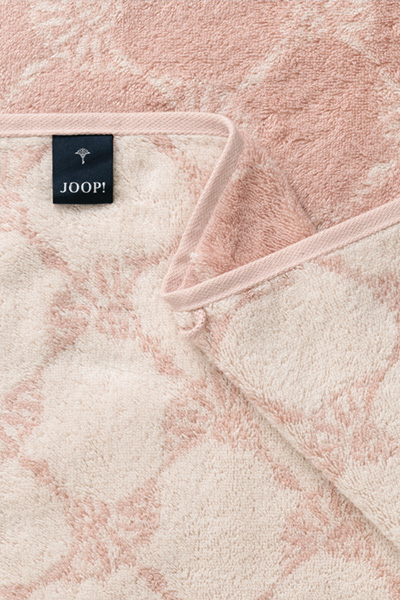 JOOP! CLASSIC CORNFLOWER Shower Towel in Nude, 80 x 150 cm