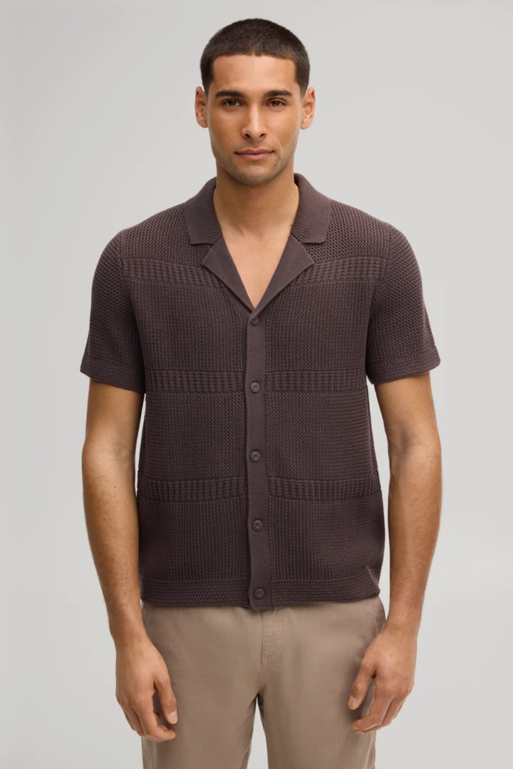 Leads to product detail page "Ilkor knitted jumper in dark brown"