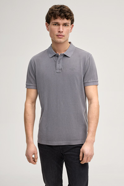Ambrosian Polo Shirt in Grey