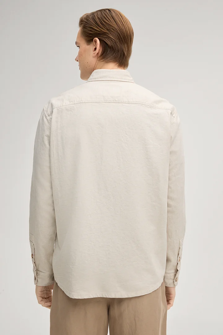 Overshirt Kalan in Offwhite