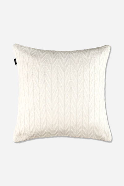 Führt zu Produktdetailseite „JOOP! WEAVELLE Zierkissenhülle 40x40 cm, Weiß"