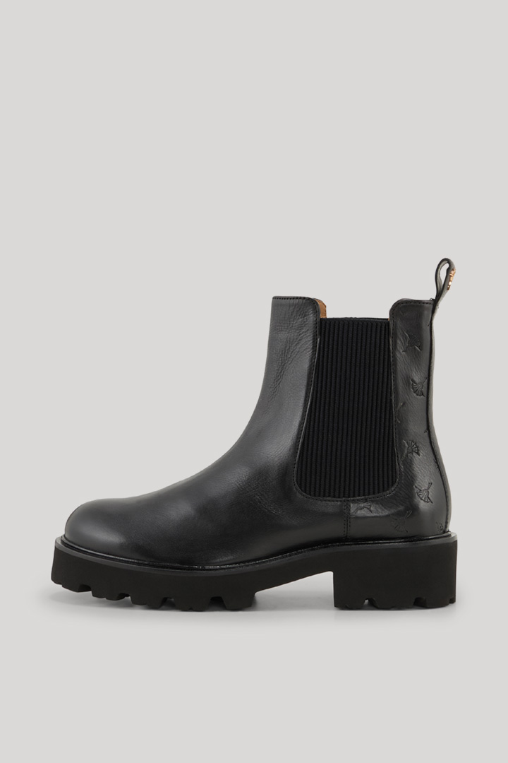 Führt zu Produktdetailseite „Chelsea Boots Estate Stampa Mariana in Schwarz"