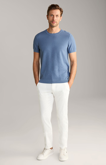 Valdrio Knitted Shirt in Blue