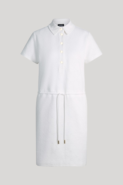 Cornflower Torrin white polo dress