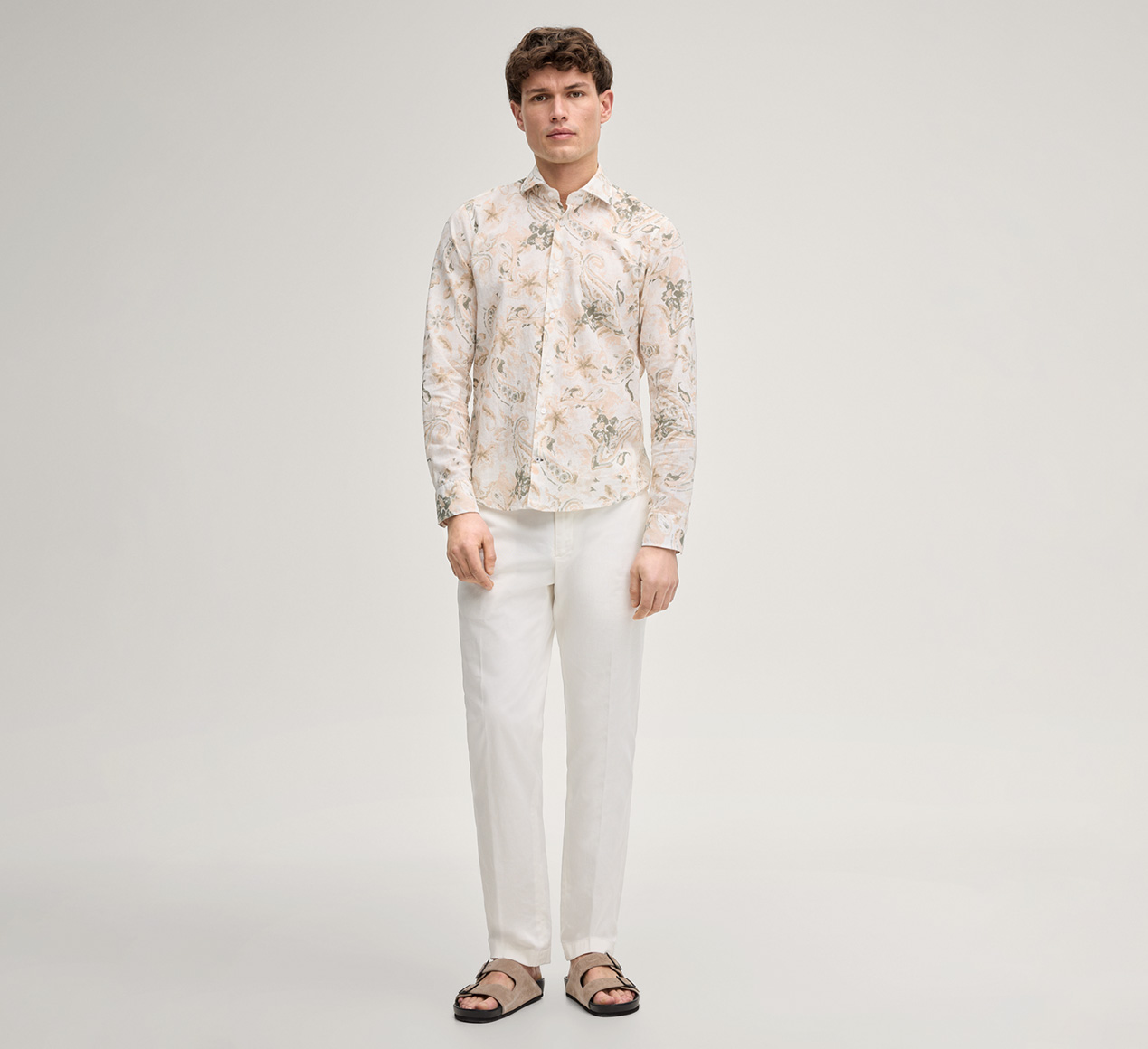 JOOP! präsentiert das Produkt Hemd Pai in Apricot gemustert aus der Kategorie Hemden