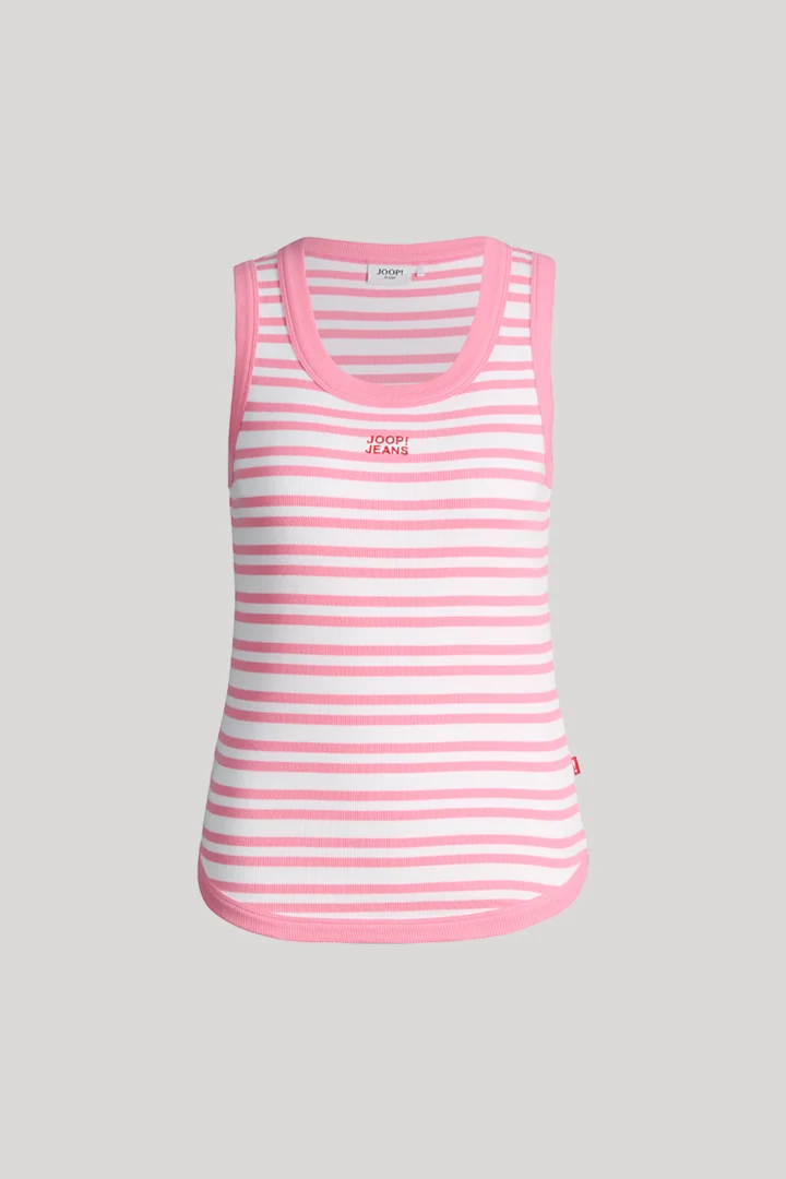Top Tiani in pink/white stripes