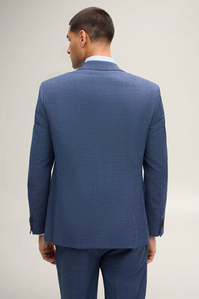 Leads to product detail page "Finch Modular Jacket in Dark Blue, textured"