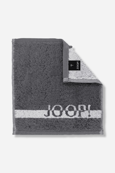 JOOP! SPLIT DOUBLEFACE Flannel in Stone, 30 x 30 cm