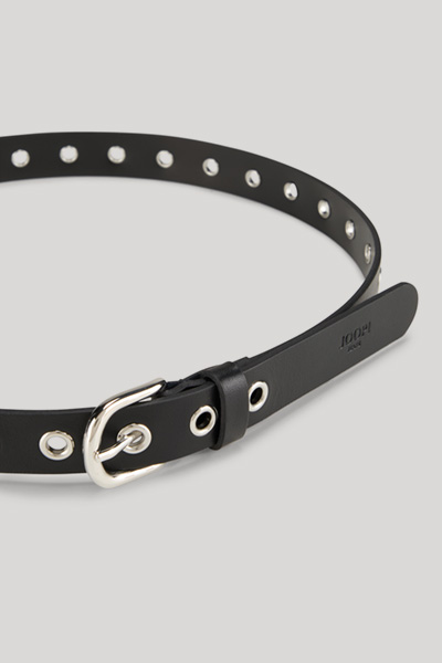 Eyelet Belt in Black