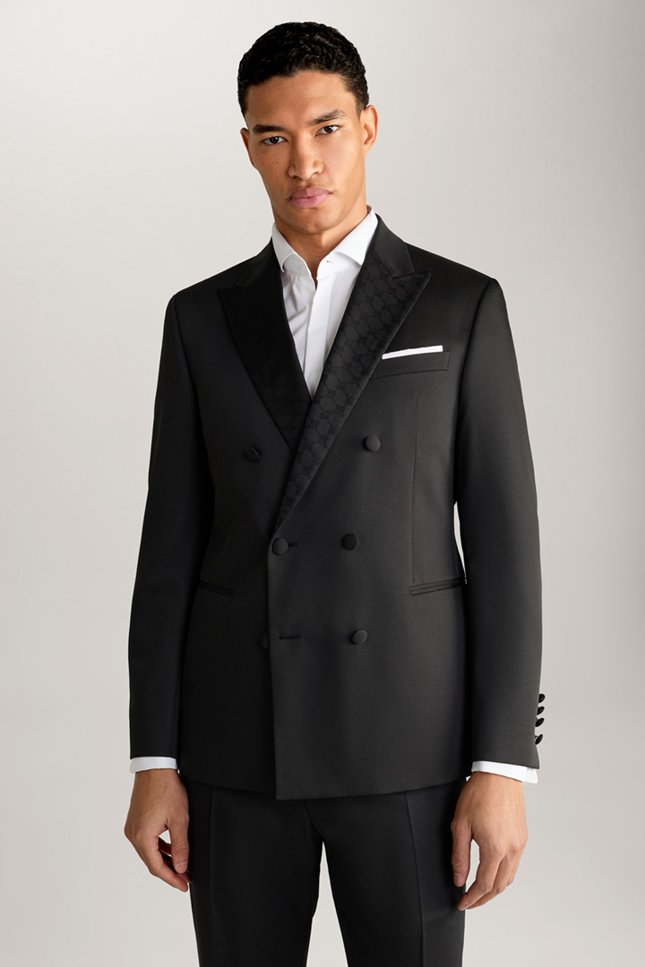 Tuxedo modular jacket Harc in black