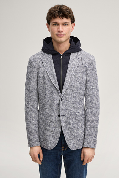 Sakko Hoodney in Navy meliert