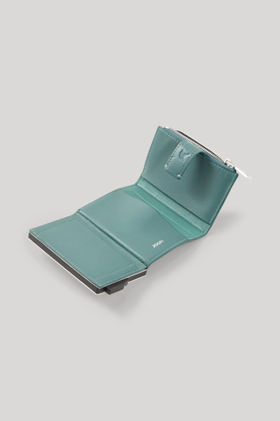 Karten-Etui Leggero Stampa C-Four in Petrol