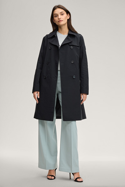 Cindy Trench Coat in Black