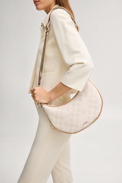 Leads to product detail page "Cortina piazza jennifer shoulder bag in ecru"