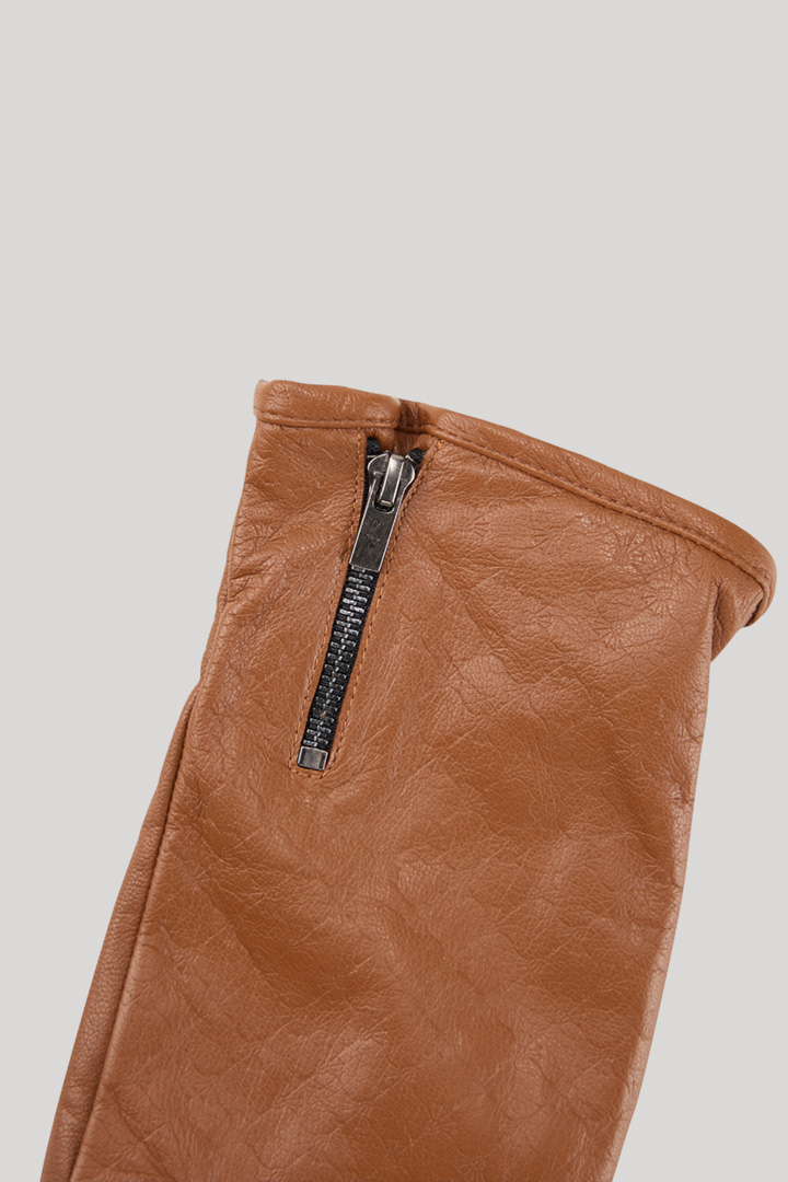 Führt zu Produktdetailseite „Cornflower Lederhandschuhe in Cognac"