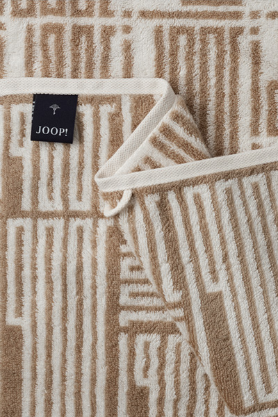 Führt zu Produktdetailseite „JOOP! BARS ALLOVER Duschtuch 80x150 cm, Creme"