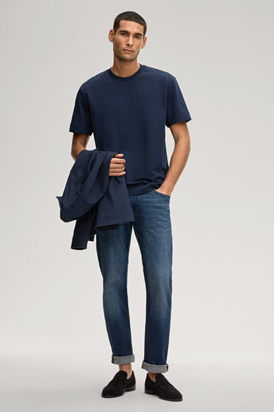 Achilleas T-shirt in Navy